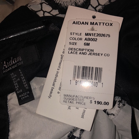 đź–¤AIDAN AIDAN MATOXđź–¤HALTER LACE COCKTAIL DRESSđź–¤ - Picture 4 of 6